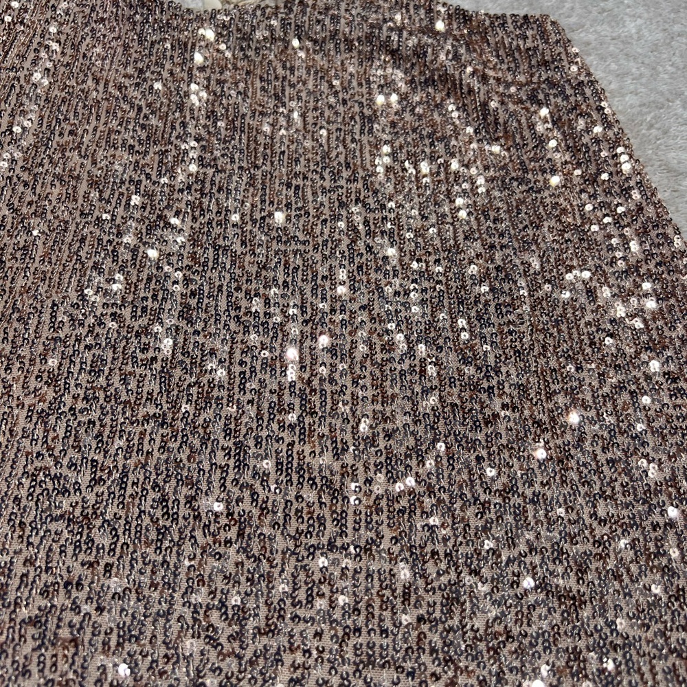 Sequin Spaghetti Strap Tank Top Mystree NWT  Size Small - Picture 8 of 12